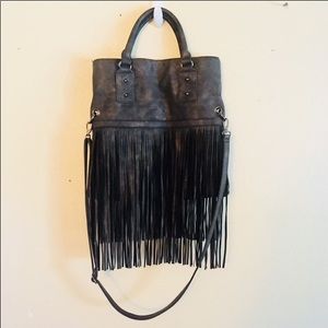 Mossimo Black Fringe Purse
